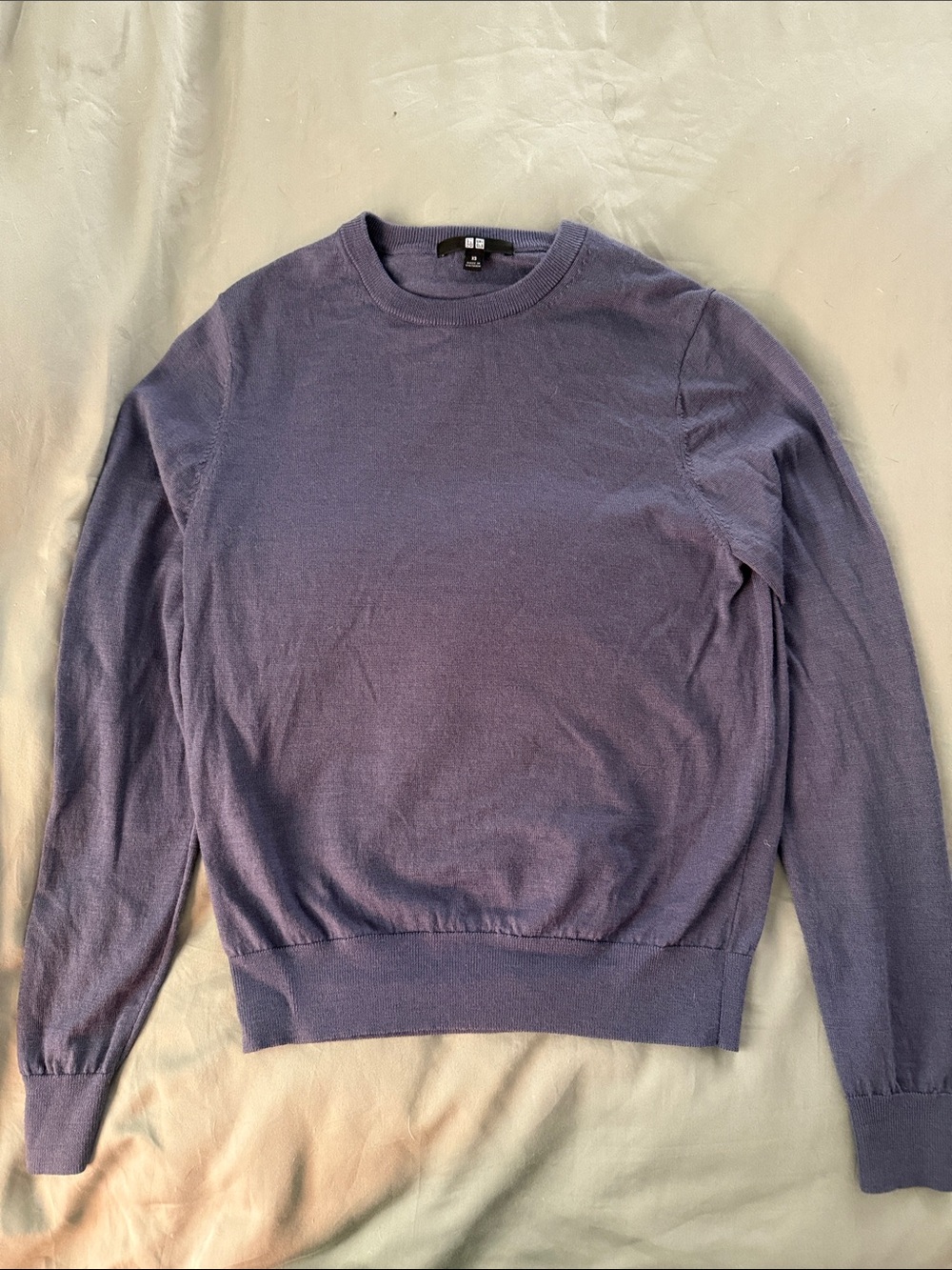 Uniqlo women’s Crewneck Sweater in Lavender